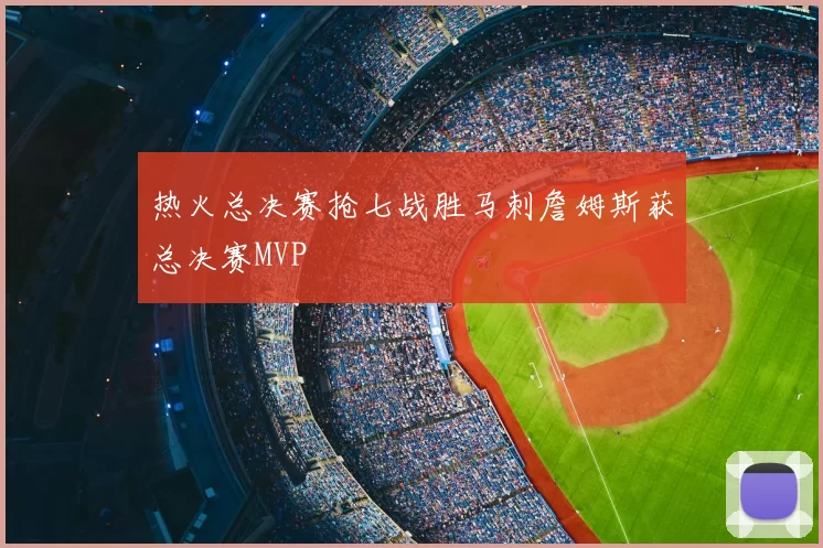 热火总决赛抢七战胜马刺詹姆斯获总决赛MVP